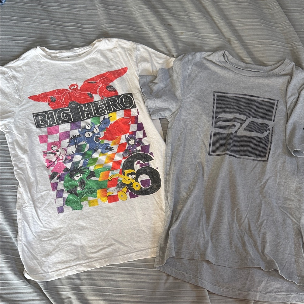 Under Armour Kids Graphic T-Shirts - White and Gray